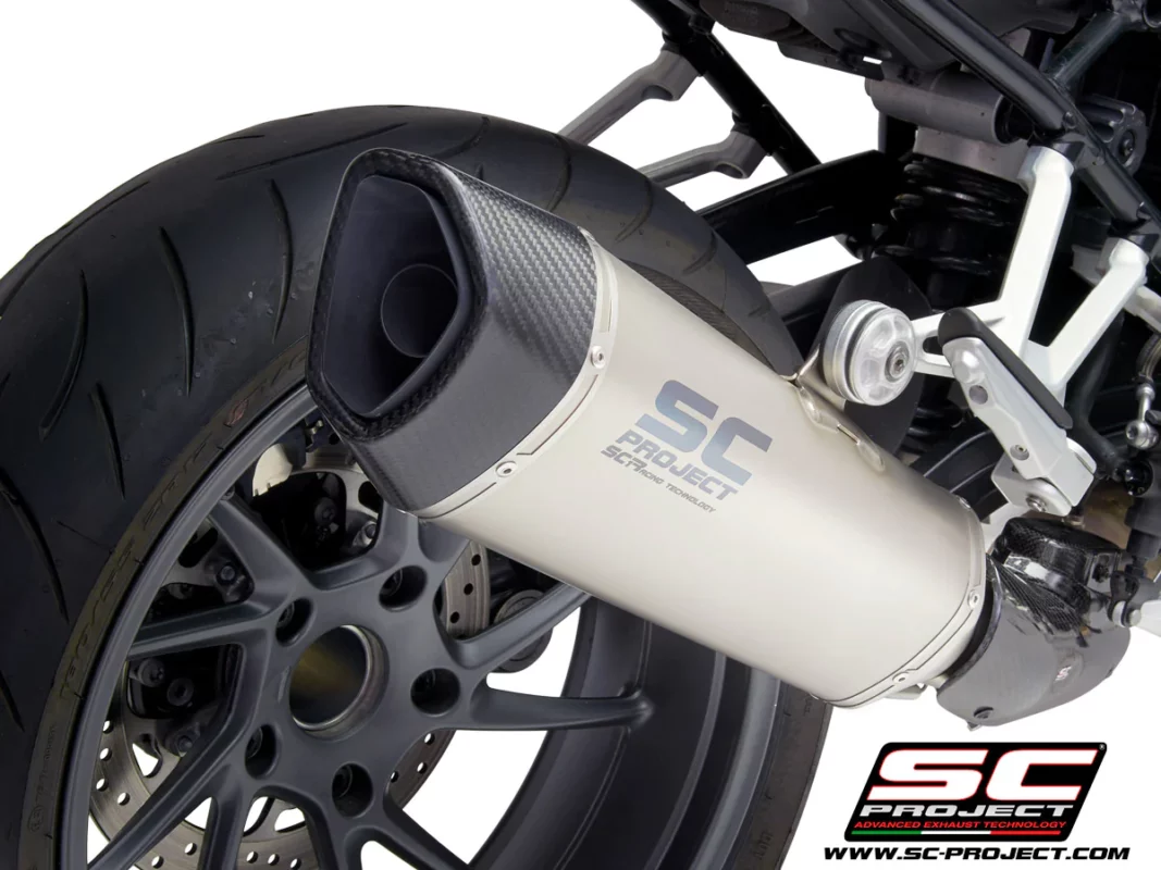 SC Project SC1 R B35A 93T MufflerTitanium with Carbon fiber End Cap For BMW R 1250 R RS (BS4)