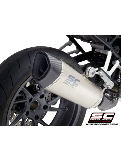 SC Project SC1 R B35B 93T Muffler Titanium with Carbon fiber End Cap For BMW R 1250 R RS (BS6)