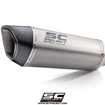 SC Project SC1 R Muffler Carbon fiber with Carbon fiber end cap for BMW S 1000 RR(2019 20)BS4 2