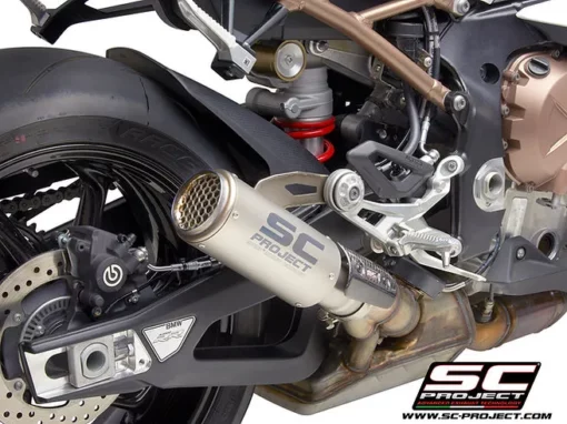 SC Project SC1 S B33A 124C Muffler Carbon with Carbon fiber end cap for BMW S 1000 RR(2019 20)BS4 7