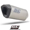 SC Project SC1 S Muffler Titanium with Carbon fiber end cap for BMW S 1000 RR(2019 20)BS4 7
