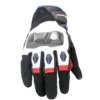TVS Racing City Black White Riding Gloves 2