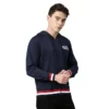 TVS Racing City Rider Hooded Navy Blue Sweatshirt 3