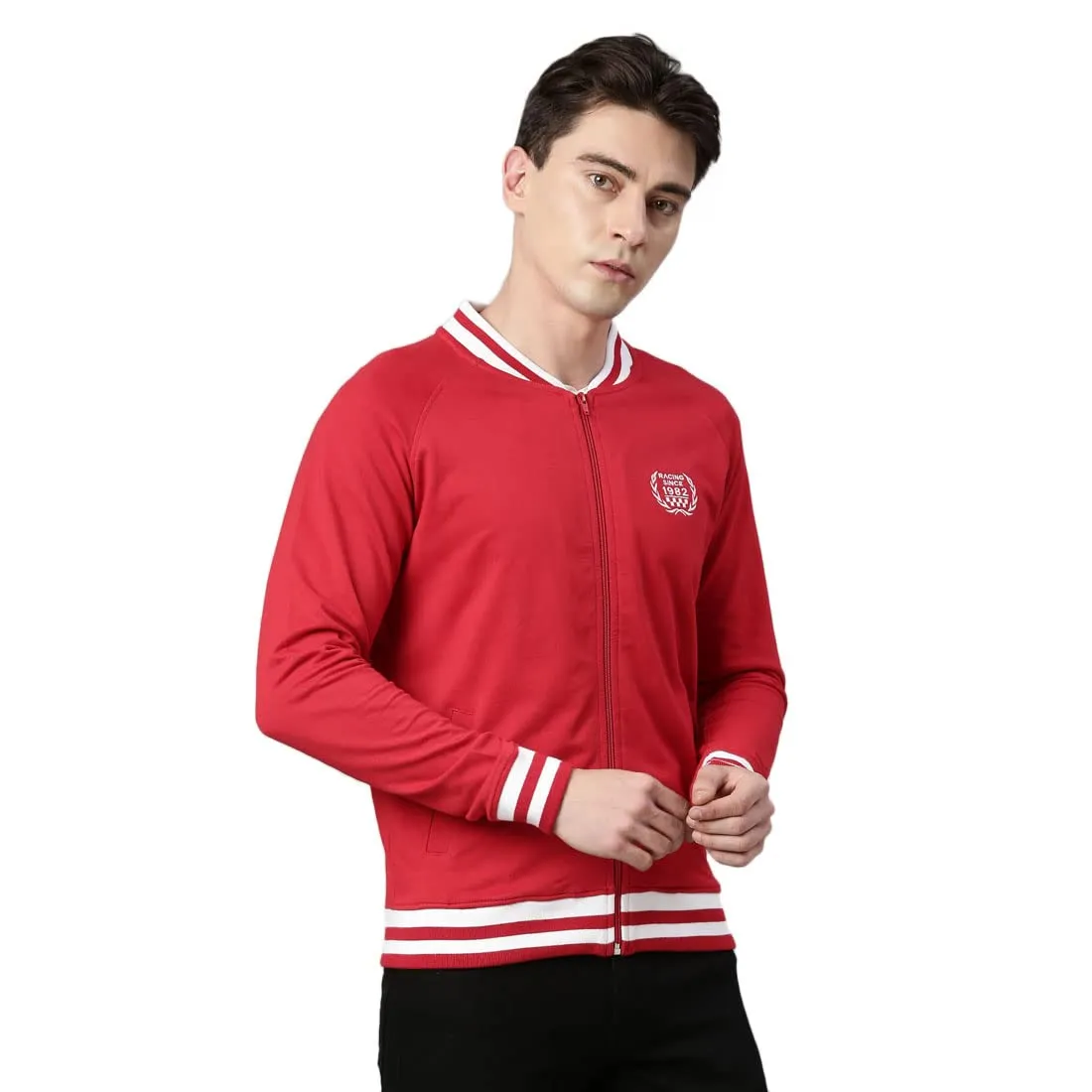 TVS Racing City Urban Bomber Red Jacket 3