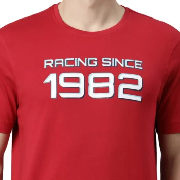 TVS Racing Classic Round Neck Red 1982 Tee Shirt 2