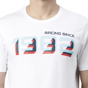 TVS Racing Heritage Round Neck White 1982 Tee Shirt 2