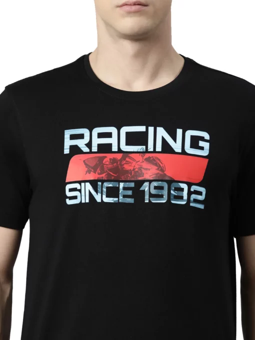 TVS Racing Lineage Round Neck Black 1982 Tee Shirt 4