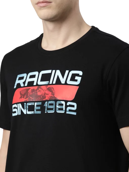 TVS Racing Lineage Round Neck Black 1982 Tee Shirt 5