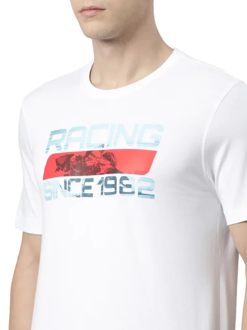 TVS Racing Lineage Round Neck White 1982 Tee Shirt 4