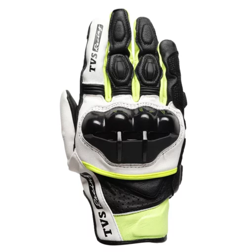 TVS Racing Race Neon Riding Gloves2