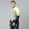 TVS Racing Road Zipper Neon Riding Jacket  2