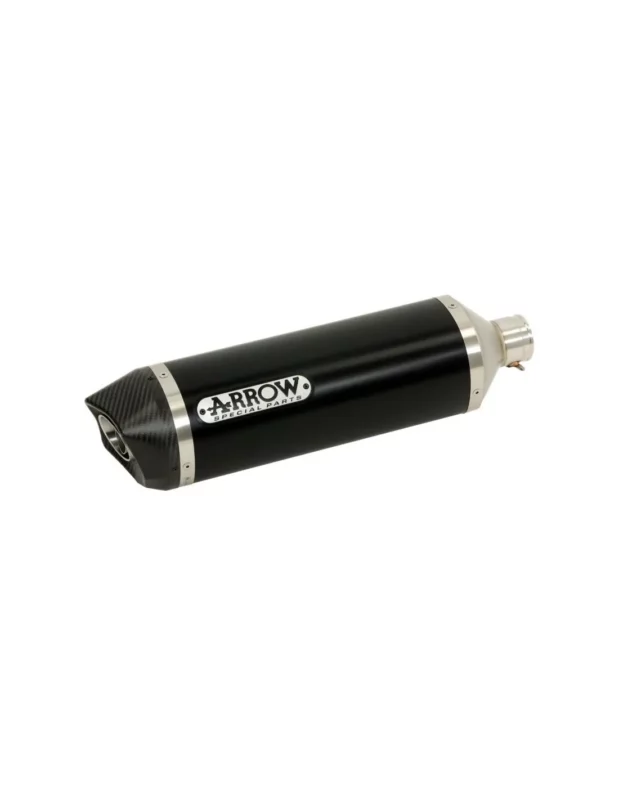 Arrow Exhaust Muffler Indi Race Aluminum Dark Ducati Multistrada