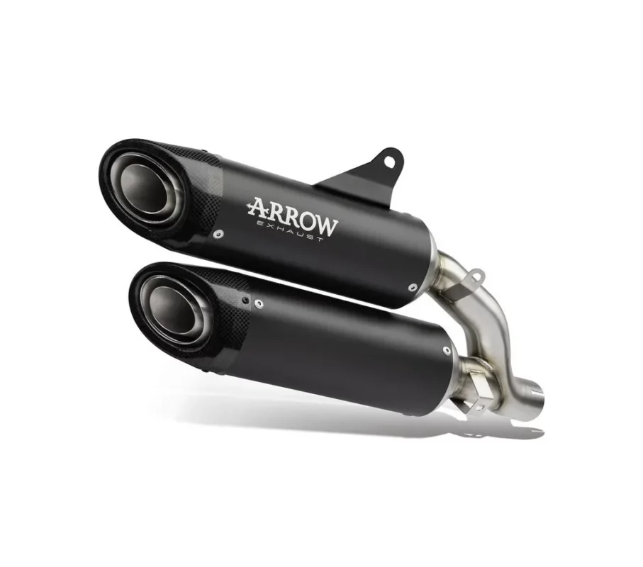 Arrow Exhaust Muffler Round Sil Dark Ducati Monster 937 (21 22)