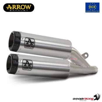 Arrow Rebel Titanium Slip On Muffler Dark Aluminium End Cap for Ducati Multistrada 950 19 20 1