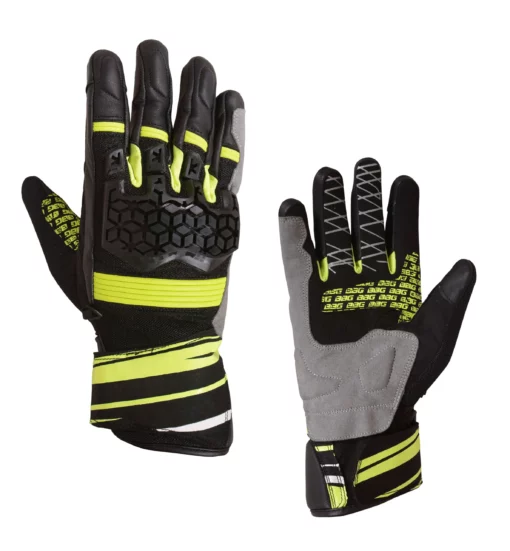 BBG Snell Neon Black Gloves