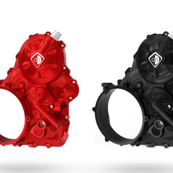 Ducabike Clear Clutch Cover Transformation Kit,Clutch Cover,Spring Retrainer,Clutch Pressure Plate for Ducati Multistrada V2 and Desert X 4