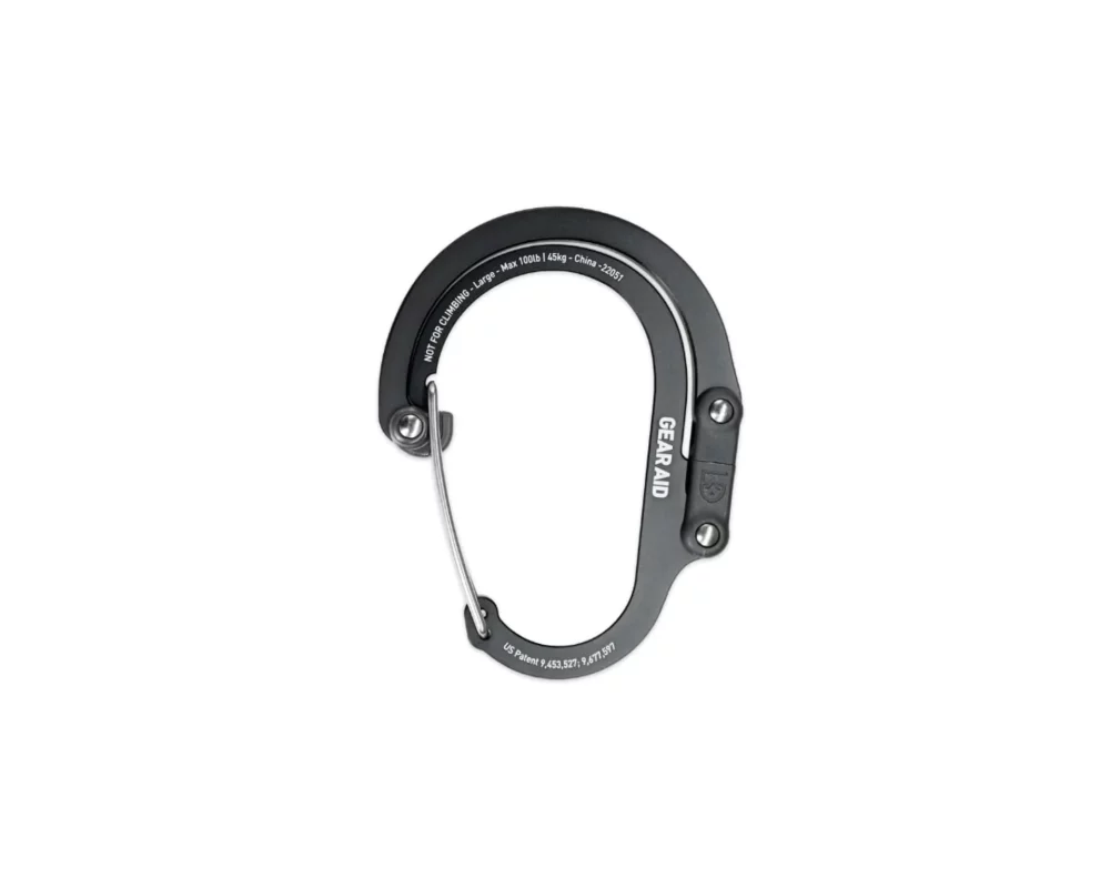 Gear Aid Stealth Black Large Heroclip