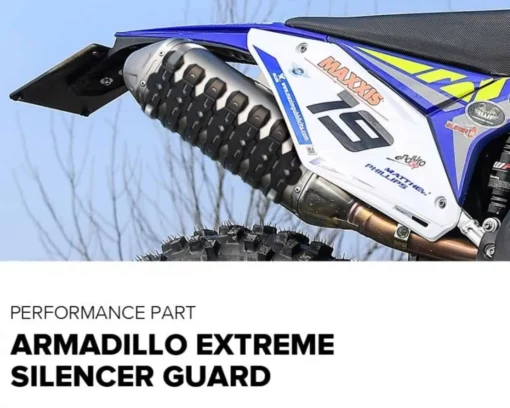 Polisport Armadillo Extreme Silencer Protector Max Dia 130mm Black 2