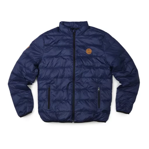 Royal Enfeild Down Quilted Navy Jacket 6