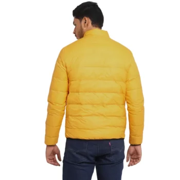 Royal Enfeild Down Quilted Yellow Jacket 2