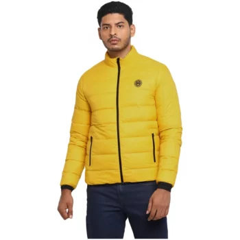 Royal Enfeild Down Quilted Yellow Jacket