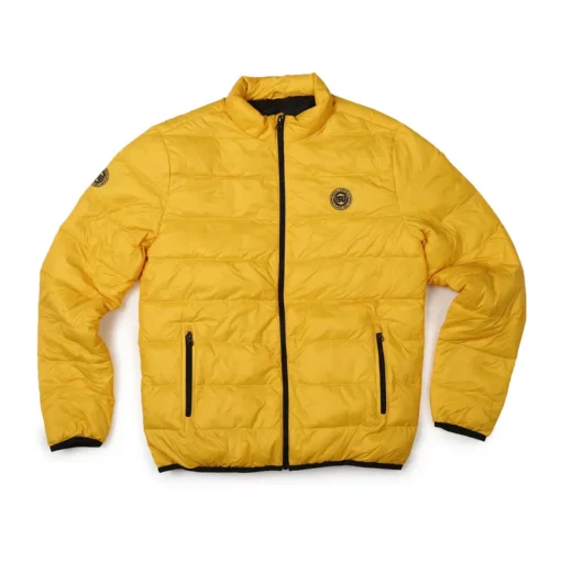 Royal Enfeild Down Quilted Yellow Jacket 6