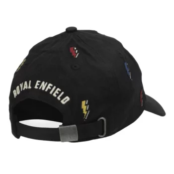 Royal Enfield All Over Embroidered Spark Black Cap 2