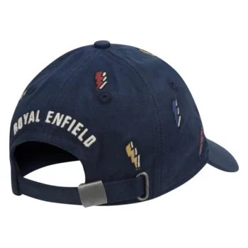 Royal Enfield All Over Embroidered Spark Navy Cap 2
