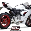 SC Project D35A LT41T Half system 2 1 with S1 Muffler for Ducati Panigale V2 (2020 2022) 3