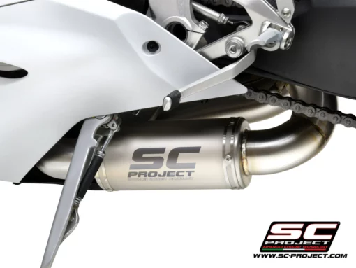 SC Project D35A LT41T Half system 2 1 with S1 Muffler for Ducati Panigale V2 (2020 2022)