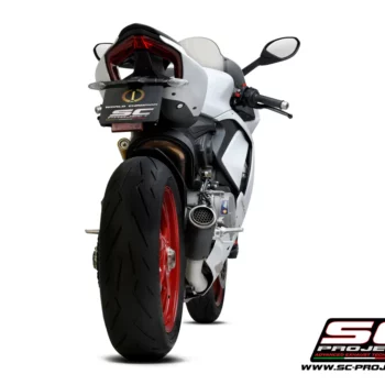 SC Project D35A LT69CR Half system 2 1 with CR T M2 Muffler for Ducati Panigale V2 (2020 2022) 2