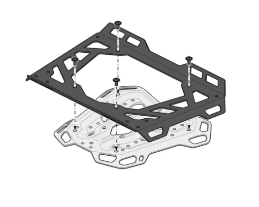 SW Motech Adventure Luggage Rack for BMW R1200GSA R1250GSA F850GSA for OE Stainless Steel Rack Only 7