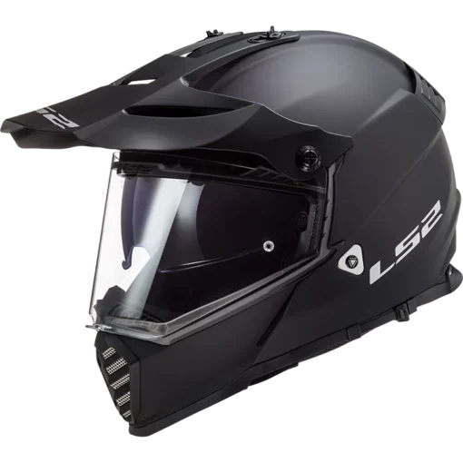 LS2 MX436 Pioneer Evo Solid Matt Black Helmett