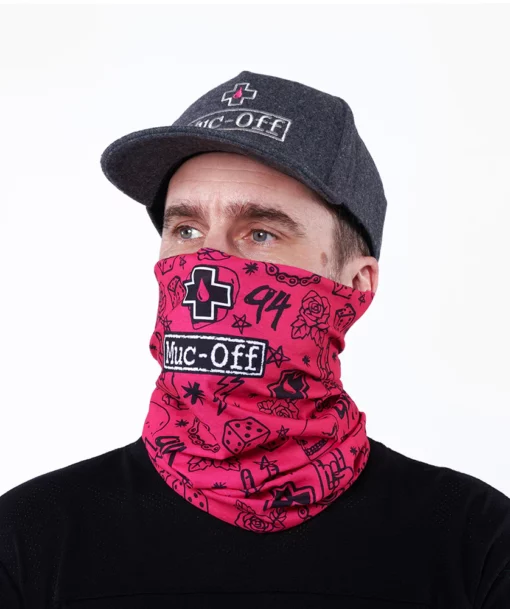 Muc Off Pink Punk Neck Gaiter 2