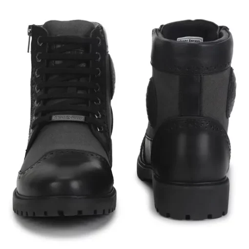 Royal Enfield Military Vibe Grey Riding Boots 3