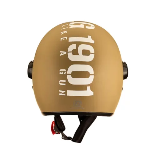 Royal Enfield Mlg Copter Face Long Visor Matt Desert Storm Helmet 3