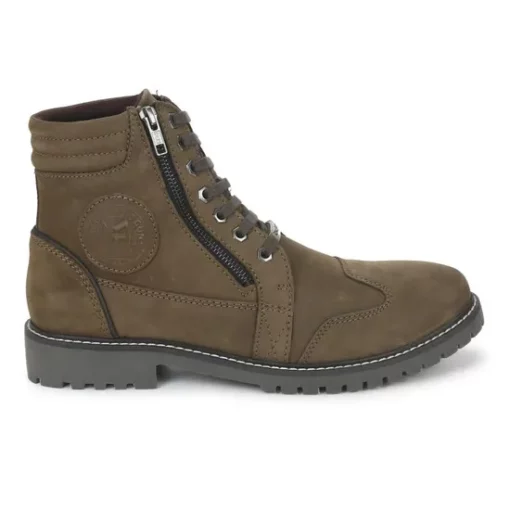 Royal Enfield Platoon Olive Riding Boots 4