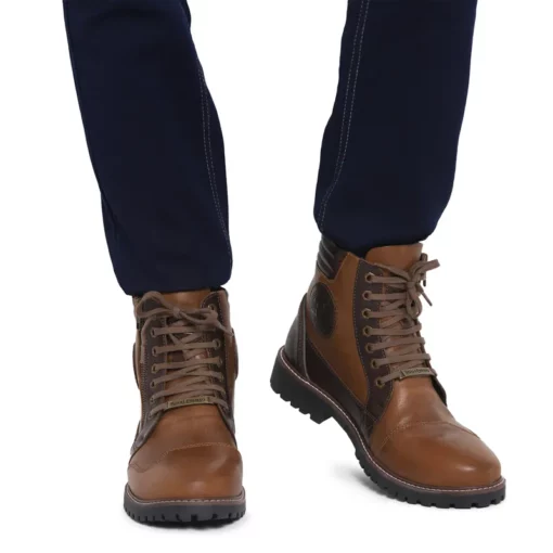 royal enfield tan boots