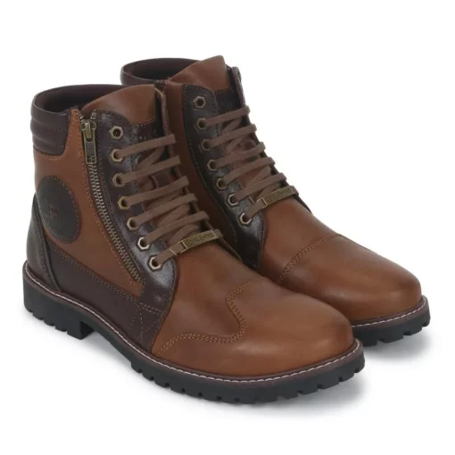 Royal Enfield Platoon Tan Riding Boots