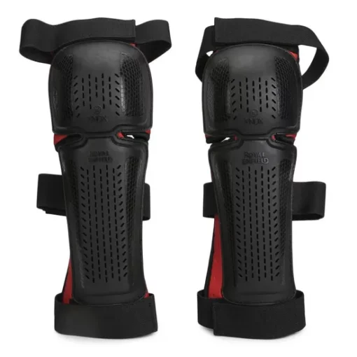 Royal Enfield Re Knox External Red Black Knee Armour L1 2