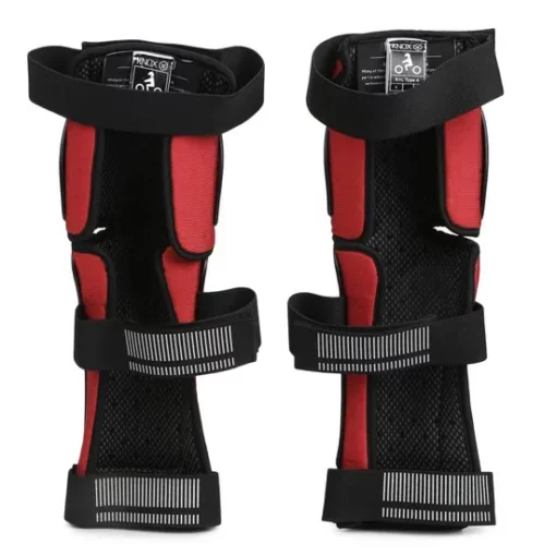 Royal Enfield Re Knox External Red Black Knee Armour L1 3