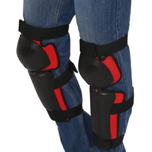 Royal Enfield Re Knox External Red Black Knee Armour L1 5