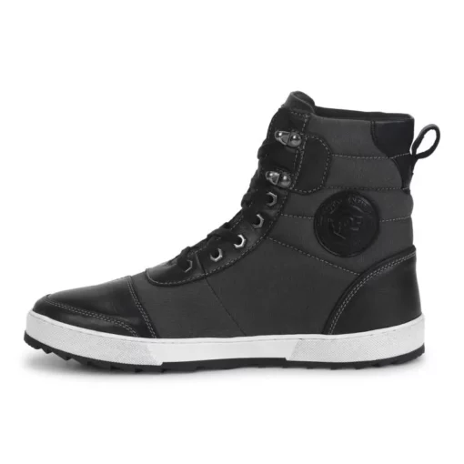 Royal Enfield Sturdy Leather Grey Riding Boots 5