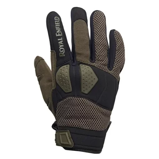 Royal Enfield Trailblazer Moss Green Gloves 4