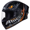 SMK Allterra Gloss Black Orange (GL267) Helmet