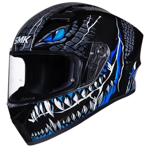 SMK Allterra Matt Blue Grey (MA260) Helmet