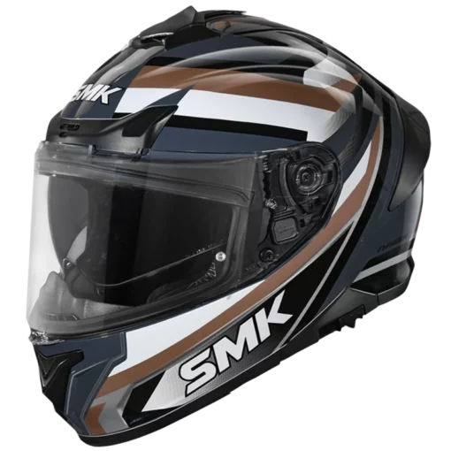 SMK Typhoon Freeride Gloss Grey Black Orange (GL627) Helmet