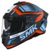 SMK Typhoon Thorn Gloss Black Orange Grey (GL276) Helmet