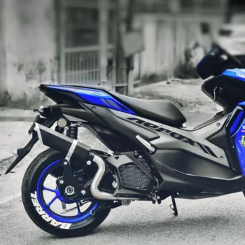 Barrel Exhaust Rogue Full System Aerox 155 (Black)