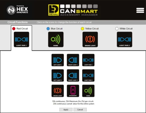 DENALI CANsmart Controller for Ducati Desert X and Multistrada V4 Gen II 7